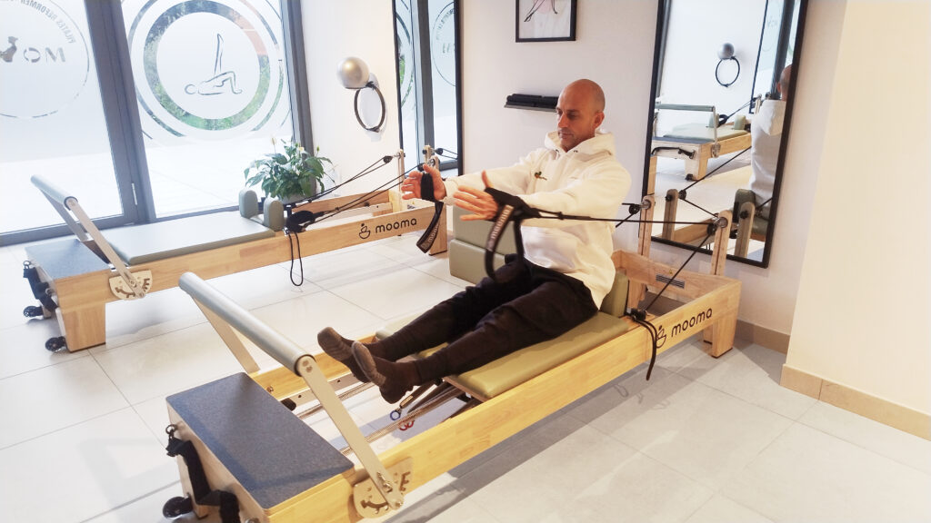 Sala di allenamento Pilates Reformer di Carlo Melchionna
