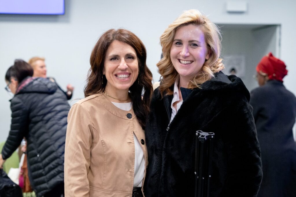 Virginia Vandini Presidente As..ne Valore del Femminile, e Direttrice Nuovaera Valentina Spagnolo