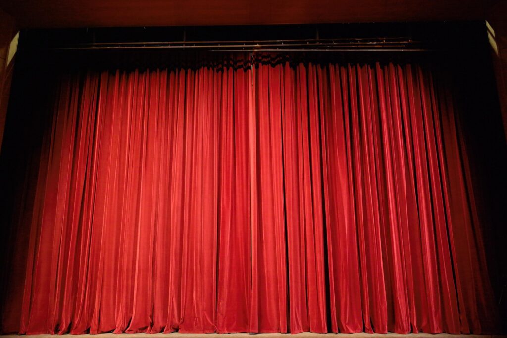 Sipario teatro. Photo free di Paxabay