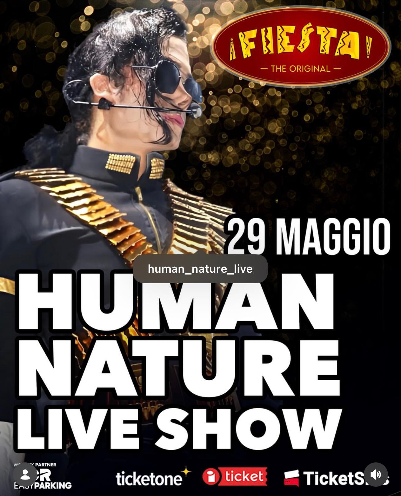 Michael Jackson Human Nature Live Show Ufficio Stampa
